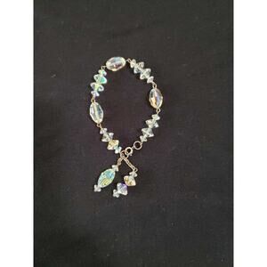 Vintage 7" Crystal Tassel Bracelet